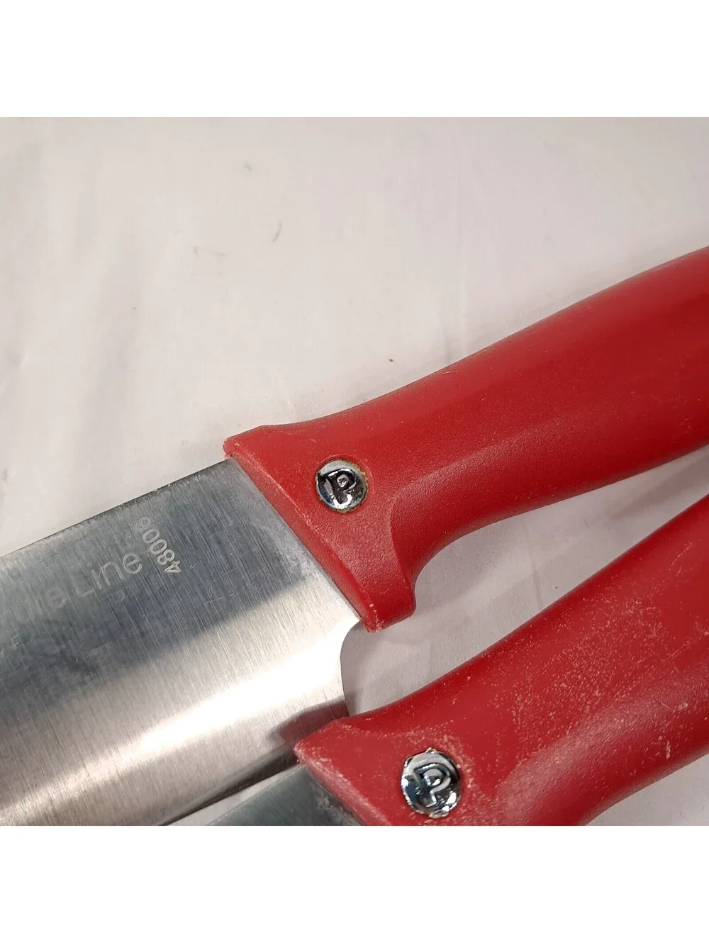 Pirge Pure Line knife set 3 red made in Turkey Paring 48001 Carving Meat 48003